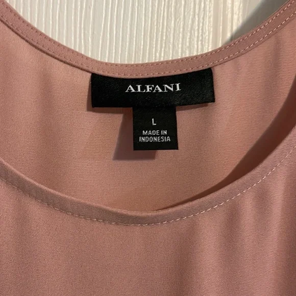 *NWT* Alfani, Champagne Shell/Camisole, Large - Picture 2 of 3